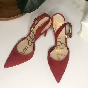 Suede Sam Edelman Slingback